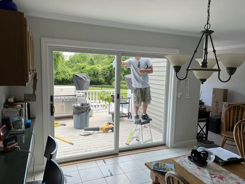 200 Series Narroline door installation in South Salem,NY